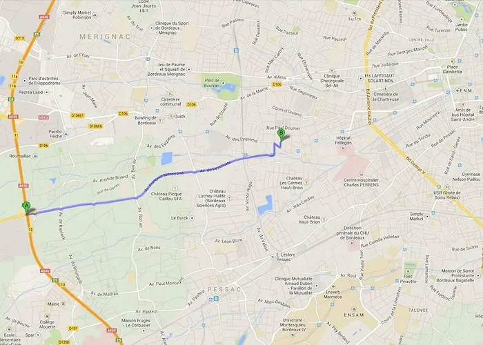 Bed & Breakfast D'hotes Du Clos Bamboo Mérignac